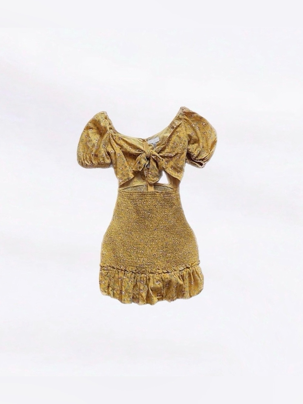 sabo skirt ⋆ smocked cutout dress